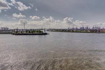 Hamburg. Blick vom Dockland