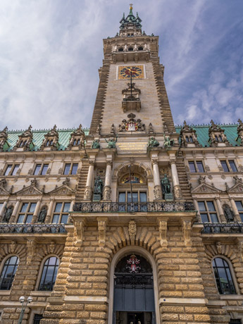 Hamburg. Hamburger Rathaus