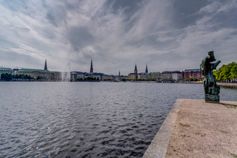 Hamburg. Binnenalster