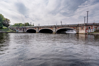 Hamburg. Binnenalster. Lombardsbrücke