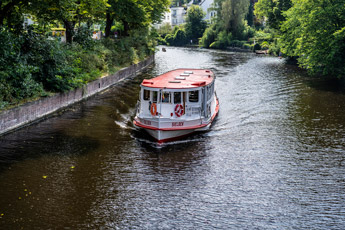 Hamburg. Alster. Alsterschiff