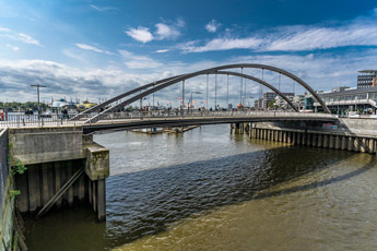 Hamburg. Niederbaumbrücke