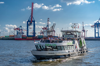 Hamburg. HADAG Flotte