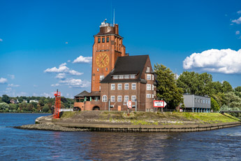 Hamburg. Lotsenhaus Seemannshöft