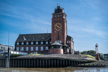 Hamburg. Lotsenhaus Seemannshöft