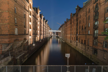 Hamburg. Speicherstadt. Kehrwiederfleet