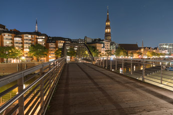 Hamburg. Speicherstadt. Kehrwiedersteg