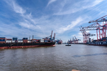 Hamburg. Containerterminal Burchardkai