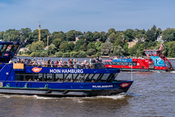 Hamburg. HADAG Flotte