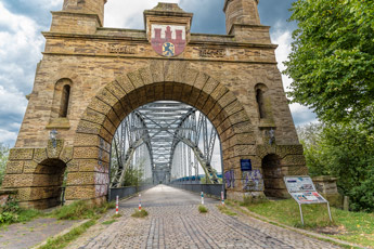 Hamburg. Alte Harburger Elbbrücke