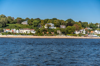 Hamburg. Övelgönne. Elbstrand