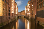 Hamburg. Speicherstadt. Wandrahmsfleet