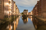 Hamburg. Speicherstadt. Wasserschloss