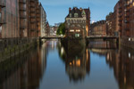 Hamburg. Speicherstadt. Wasserschloss