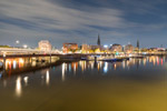 Hamburg. Speicherstadt. Binnenhafen