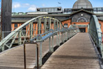 Hamburg. Steg zum Anleger Altona (Fischmarkt)