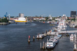 Hamburg. Elbphilharmonie. Blick von Plaza