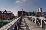 Hamburg. Speicherstadt. Kehrwiedersteg