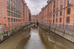 Hamburg. Speicherstadt. Wandrahmsfleet