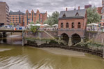 Hamburg. Speicherstadt. Fleetschlösschen