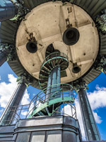 Hamburg. Wendeltreppe