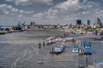 Hamburg. Elbphilharmonie. Blick von Plaza. HafenCity