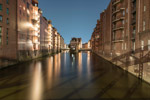 Hamburg. Speicherstadt. Wasserschloss