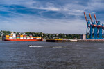 Hamburg. Blick vom Parkhöft