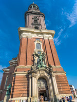 Hamburg. Kirchenturm