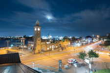 Hamburg. Pegelturm