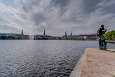 Hamburg. Binnenalster