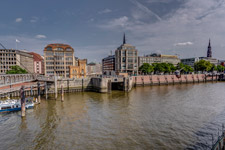 Hamburg. Speicherstadt. Zollkanal