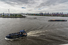 Hamburg. Blick vom Dockland