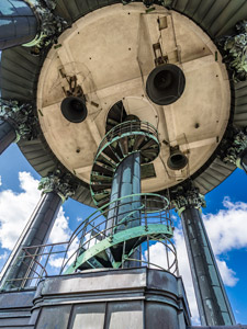 Hamburg. Wendeltreppe