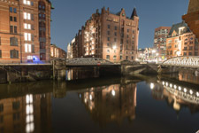 Hamburg. Speicherstadt. Kleines Fleet