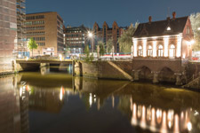 Hamburg. Speicherstadt. Fleetschlösschen