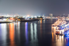 Hamburg. Elbphilharmonie. Blick von Plaza