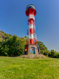 Hamburg. Leuchtturm Wittenbergen